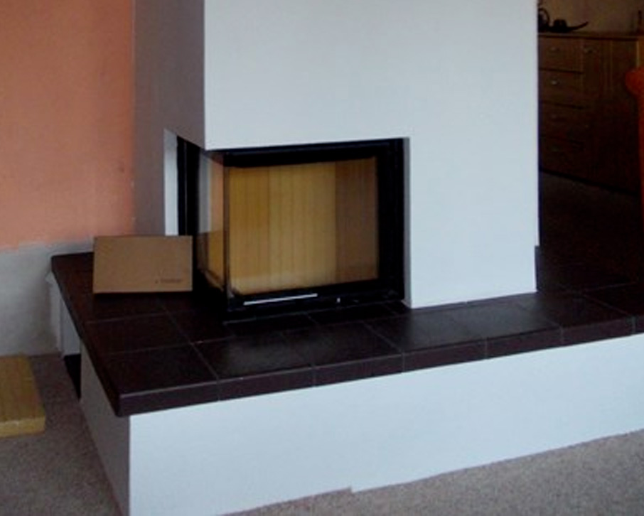 Kamin individuelle Bauform