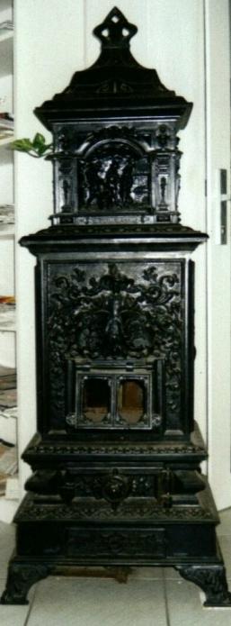 Gussofen viereckig mit schönen Ornamenten